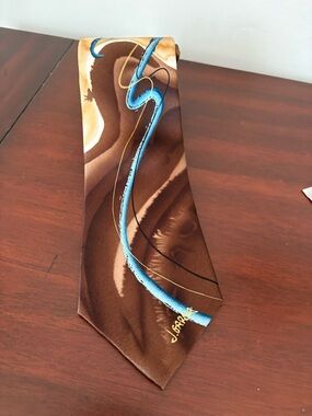 Jerry Garcia Courtyard Performance Men’s Tie Artist Proof 9 100% Silk Abstract